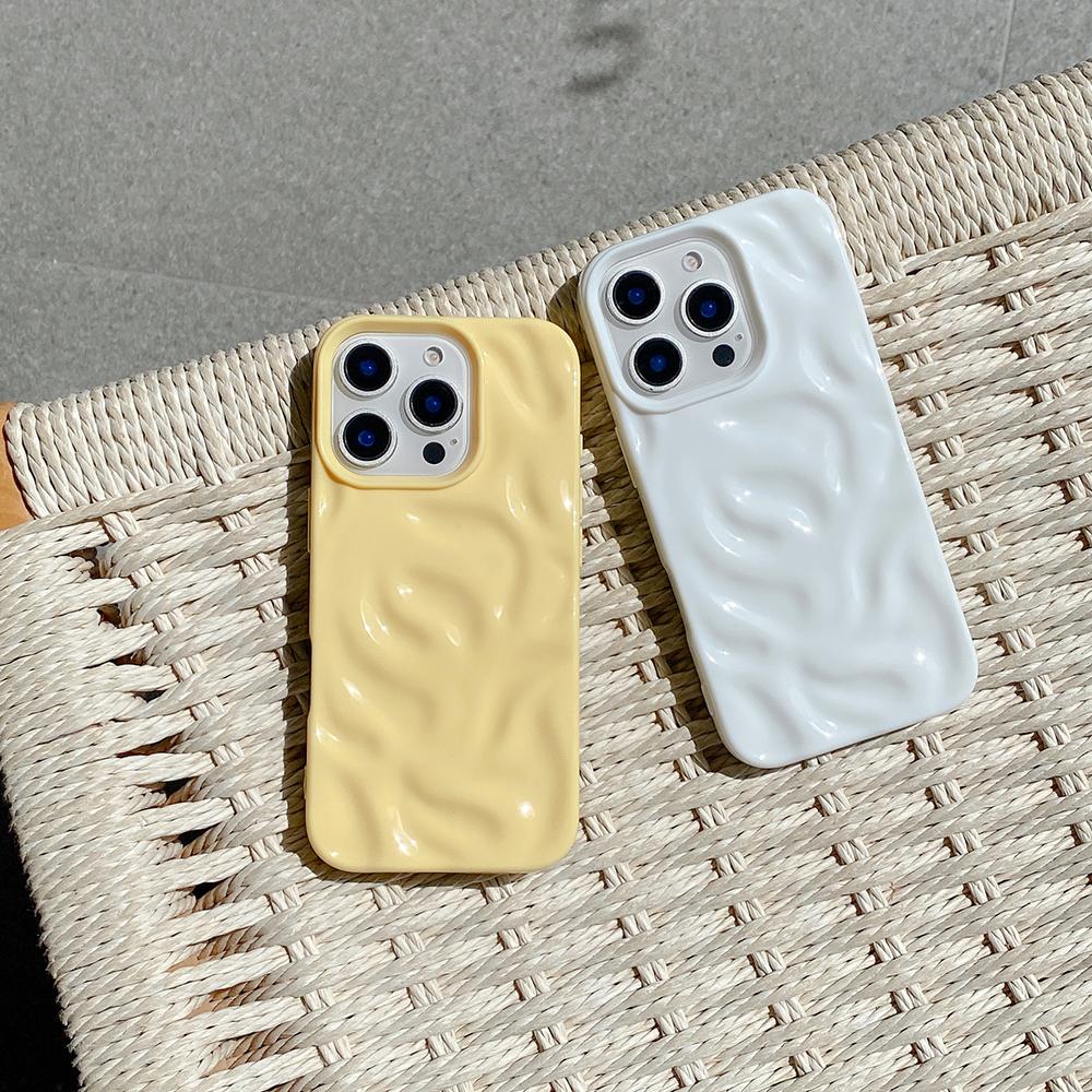 Lovely Candy Color Glossy Silicone Soft Case For iPhone 16 15 14 Plus 13 12 11 Pro Max Anti-Slip Lines Cover Shockproof Shell