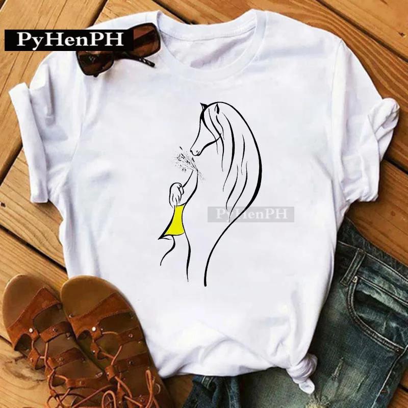Women's Fashion Western Ballet Dancer Short Sleeve T-shirt Casual Elegant Summer Top Polyester Fabric Girl's Personality Sister