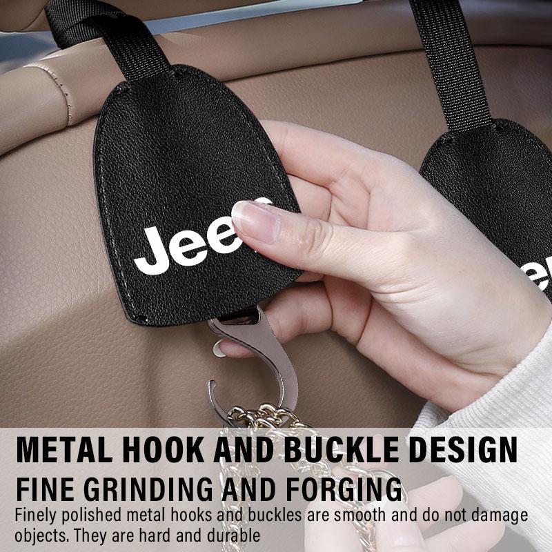 Auto Interior Organizers Hooks Car Back Seat Hook Headrest Hanger for Jeep JK JL TJ Renegade Patriot Wrangler Cherokee Patriot Trail Liberty
