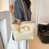 Large Capacity Tote Bag Women's New Casual Simple Shoulder Bag Niche Design Class Commuter Bag