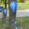 40cm Balloon Hot Air Balloon Spinner Plastic Striped Tie Dye Pinwheels