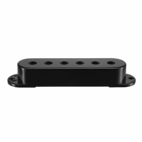 uxcell 50mm Plastic Pickup Covers for Single Coil Guitar Parts, Black, 3 Pieces