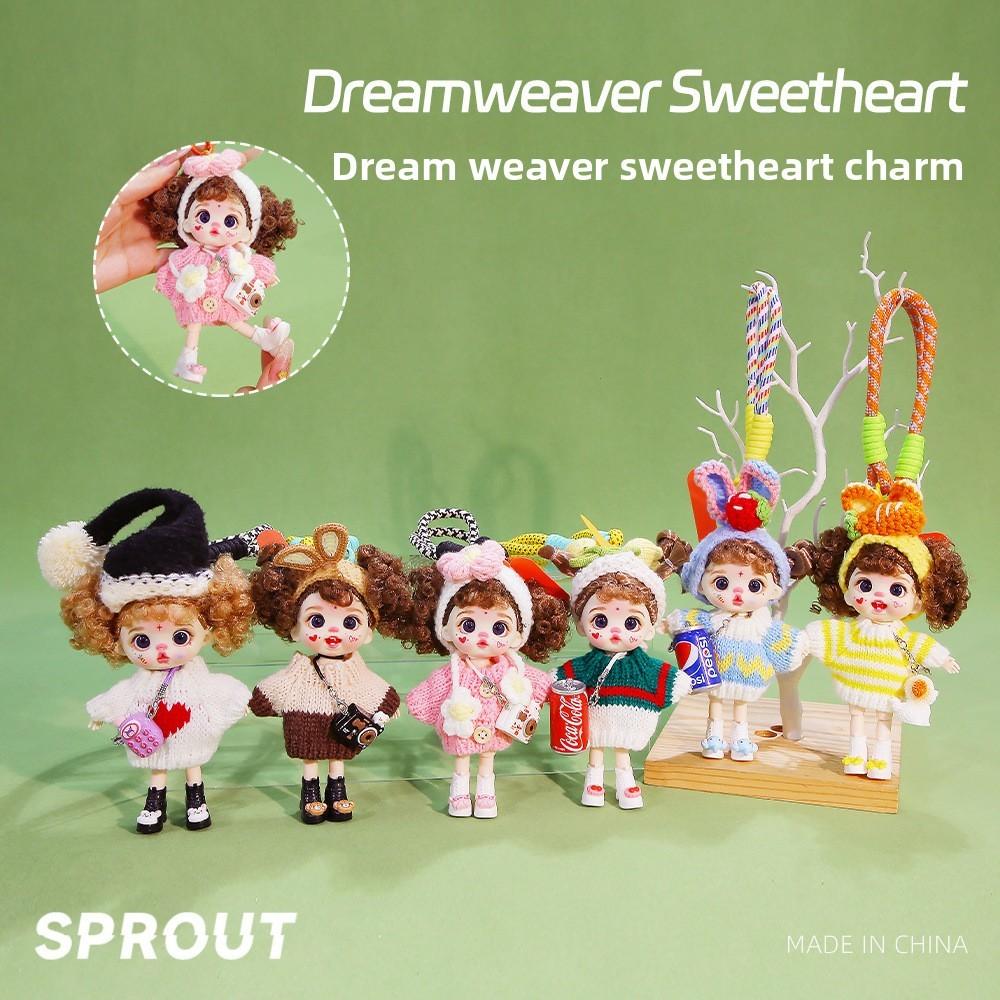 Dreamweaver Sweetheart Plush Doll With Short Pile Fabric For Gift Giving And Decoration