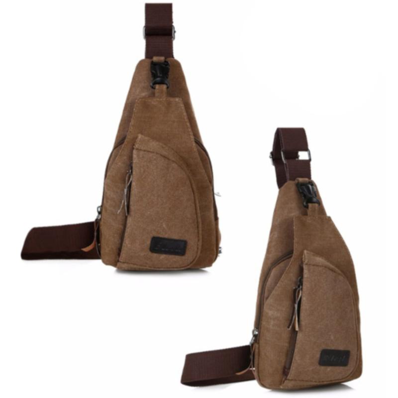 Mens Canvas Outdoor Travel Messenger Satchel Crossbody Shoulders Bag Backpacks