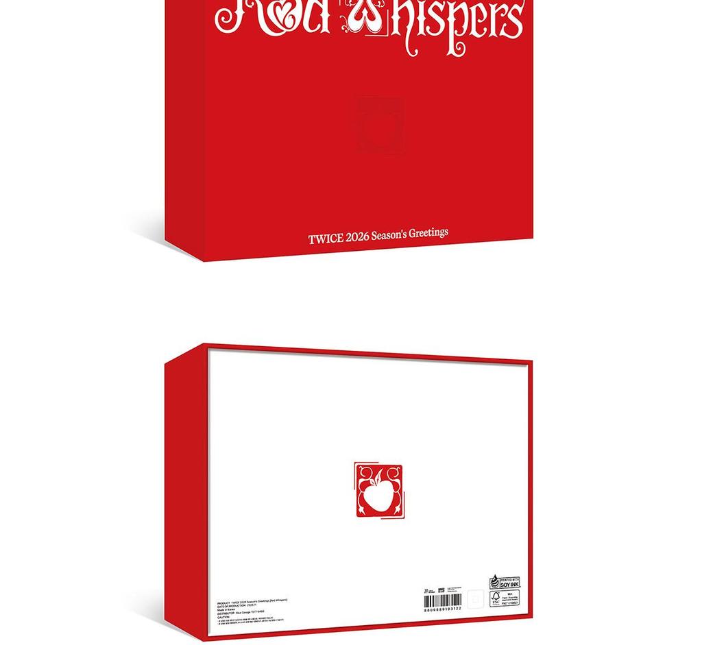 [Pre-Order] TWICE [RED WHISPERS] 2026 SEASON'S GREETINGS