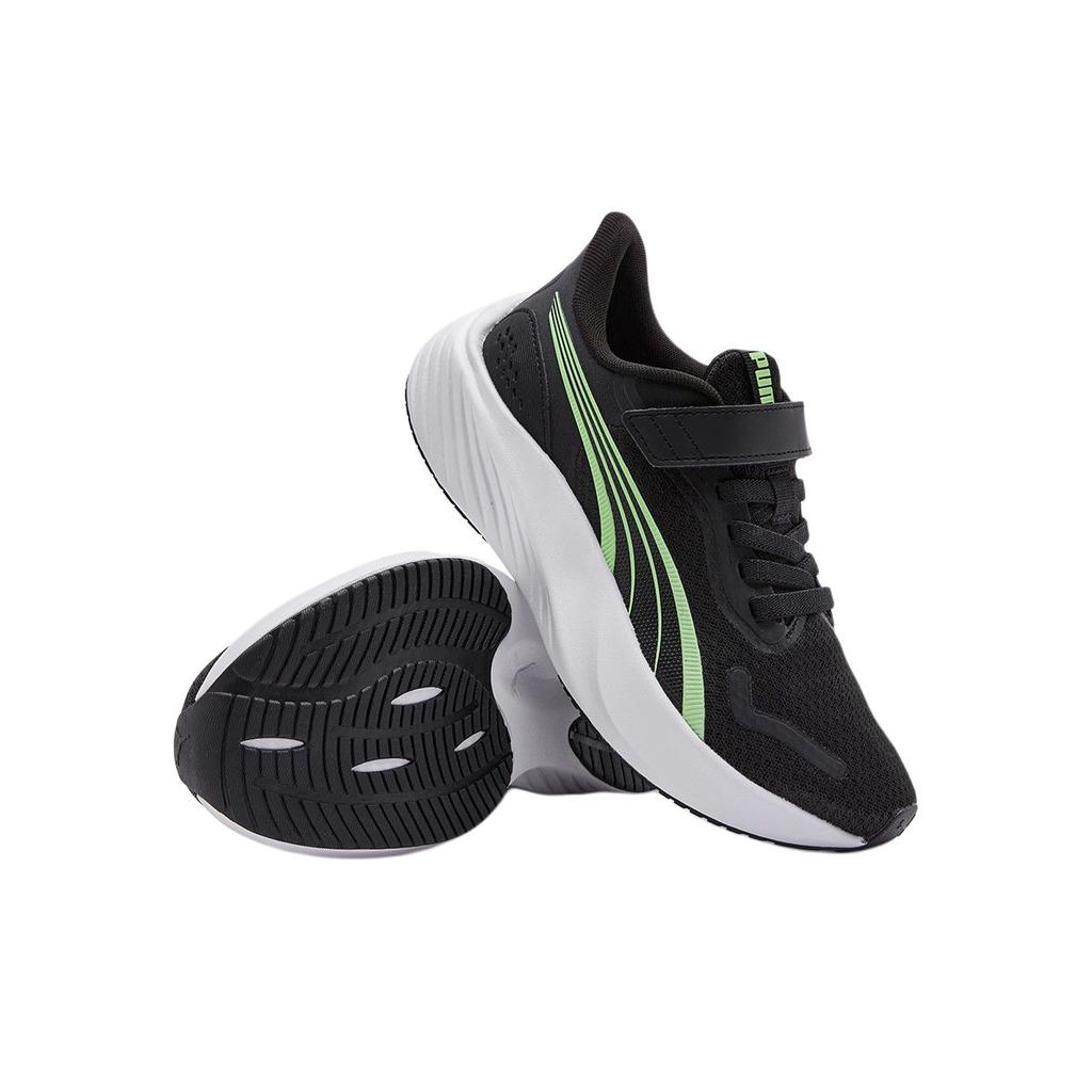Puma Pounce Lite Ac+ Jr Versatile Comfortable Durable Low-Top Kids Running Shoes Kids Sneaker Black 404319-03