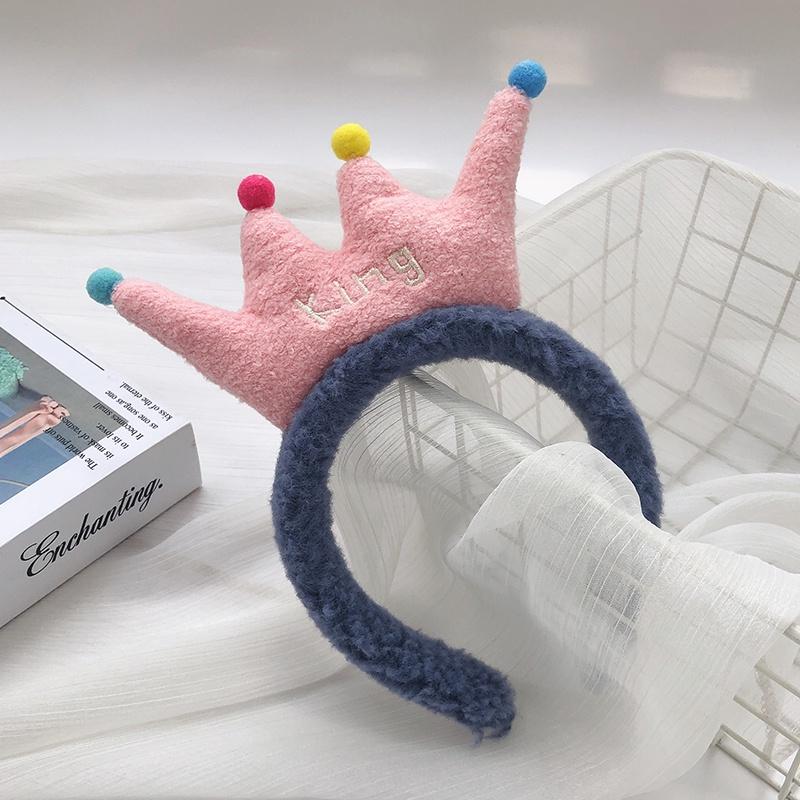 New Women Fashion Plush Hair Bands Headdress Headband Girls Hairband Hair Hoop Cute Face Wash Hair Accessories Headwear