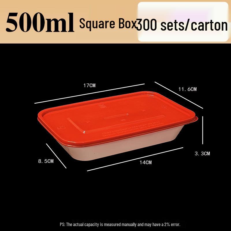 Disposable Rectangular Microwaveable Food Containers
