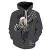 The Living Dead 3d Print Hoodie Men Women Fashion Large Graphic Tracksuit Long Sleeve Vintage Rock Hoodie Sweatshirt Men Clothes