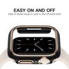 Dual Color Case for Apple Watch S10 42mm 46mm 45mm 44mm PC Hollowed Out Protective Case for Iwatch S9 S8 40mm 41mm 38mm