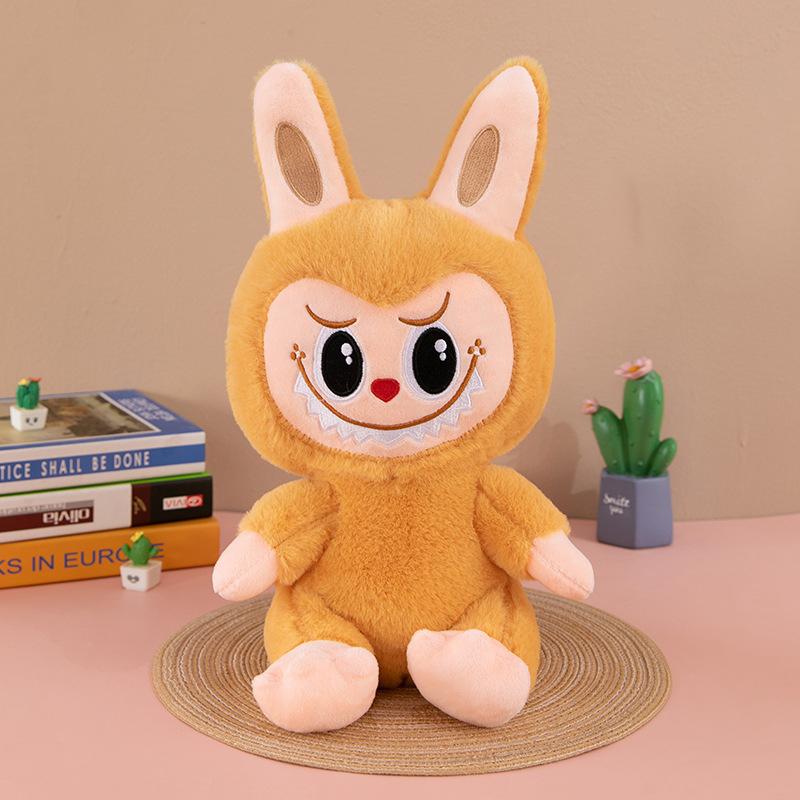 25Cm The Monster Labubu Plush Toy Labubu Doll Set Labubu Monster Stuffed Animal Soft Toy Mascot Gift Pillow Soft Plush Toys