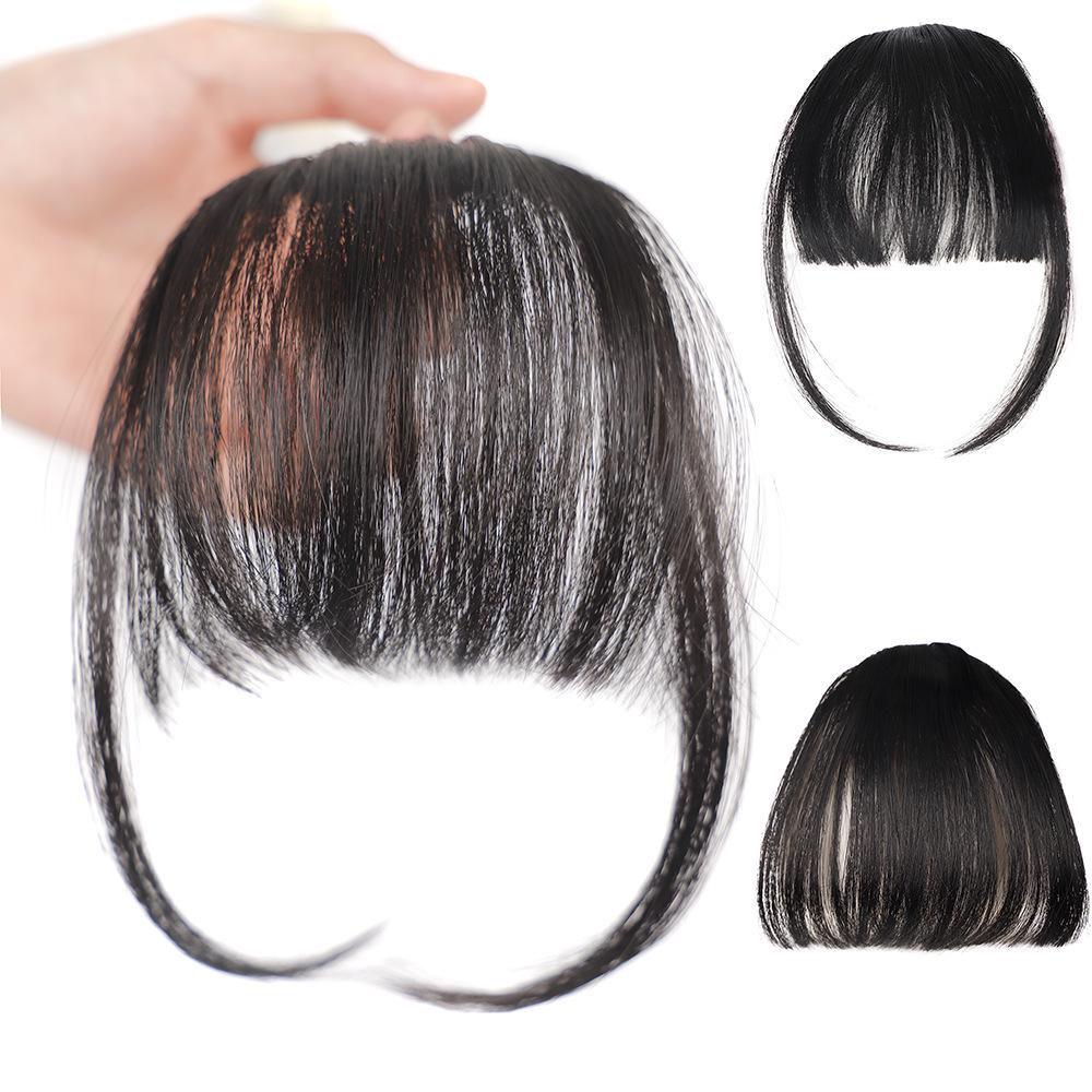 Wig Mini Air Bangs Piece for Women - Realistic Hair Bangs