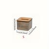 1pc, Tissue Box Holder, Desktop Tissue Holder Tissue Box Cover Clear Tissue Box,  Creative Tissue Box For Home