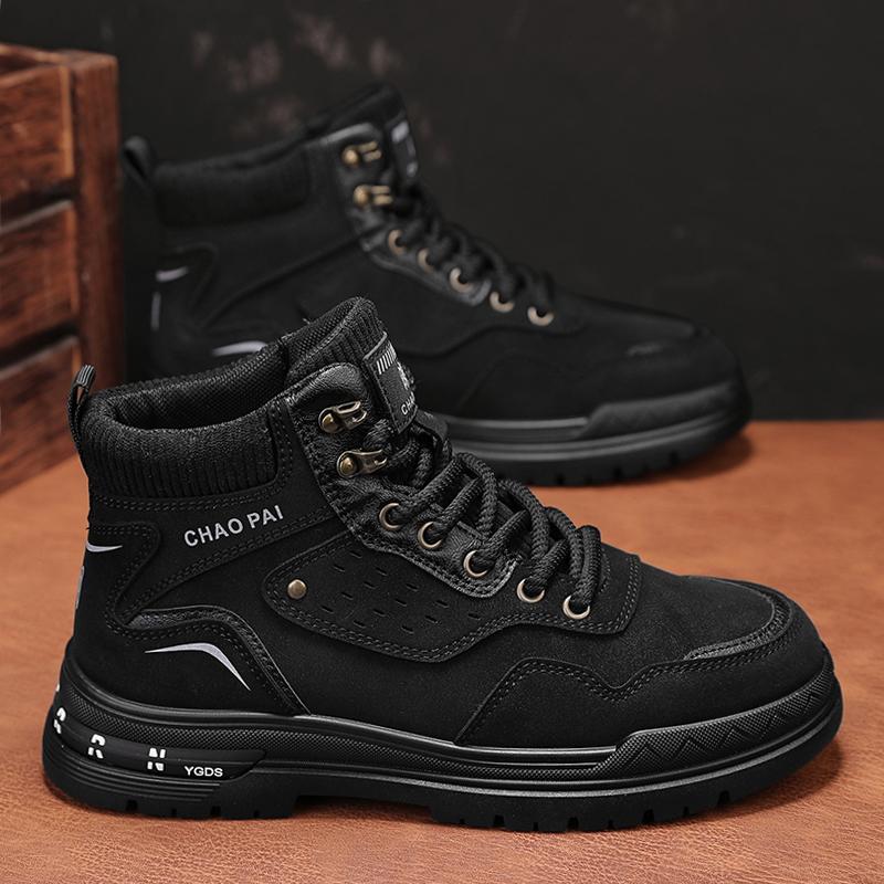 Fashion CYYTL Mens Boots Casual Shoes Cowboy Combat Tactical Motorcycle Chelsea Ankle Winter Work Leather Outdoor Hiking Designer Luxury