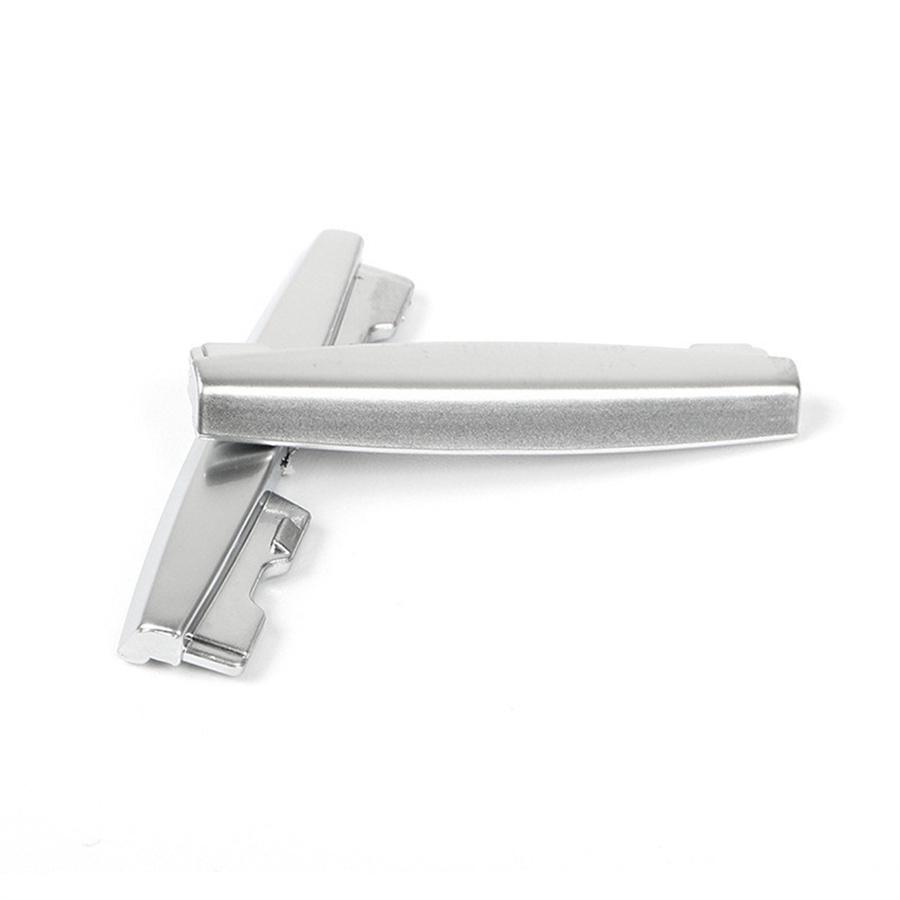 Chrome Car A/C Vent Outlet Paddle Trim Strip For BMW F15 F85 F16 F86 X5M X6M X5
