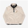 Apesse Psaif M27845 Aad Ecru Island Island Fleece Halvdragkedja Vanlig Ärm T-shirt
