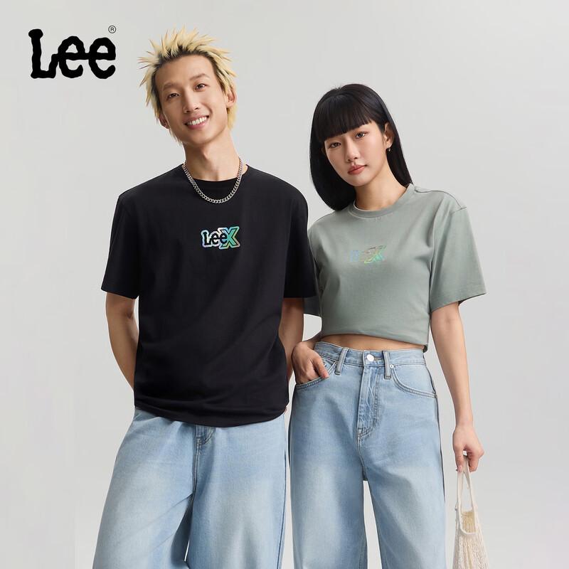 Lee Unisex Metallic Logo T-Shirt XL