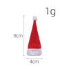 20-100Pcs Xmas Lollipop Hats Mini Candy Christmas Caps Wine Bottle Covers Holder Creative Chic Ornament for Table Dinner Decor