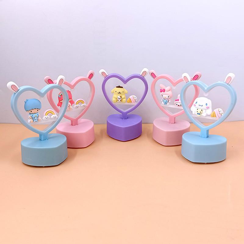 Cute Diy Bunny Ears Cartoon Led Night Light Toy For Kids Creative And Romantic Birthday Gift