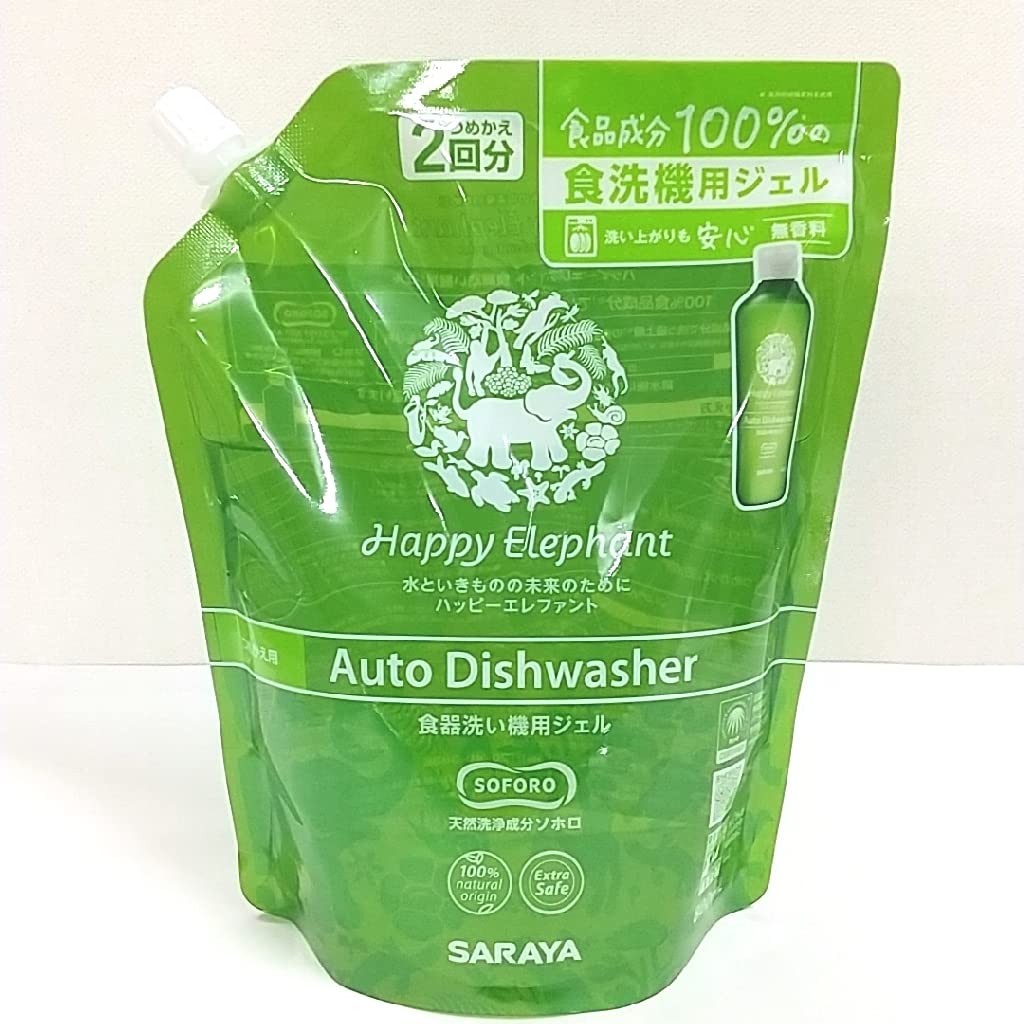 Saraya Happy Elephant гель для посудомоечной машины сменный блок 800 мл