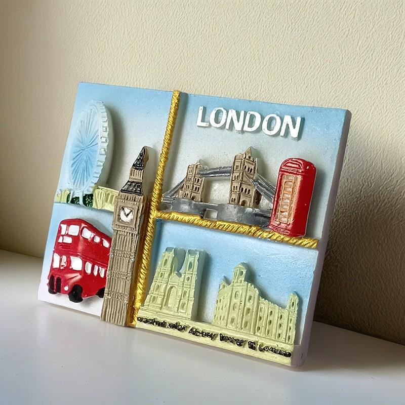 Europe  UK London 3D Refrigerator Stickers Fridge Magnets Tourist Attractions  Refrigerator Stickers Souvenirs London Handmade C
