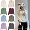 Unisex Fashionable Heart Embroidery Knit Lapel Polo Sweater for Couples - Autumn Winter Collection