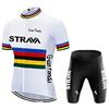 Bicycle Short-sleeved Strap Set, Quick-drying Men's and Women's Road Cycling Cycling Cycling Shorts  Summer Breathable Cycling Suit Set