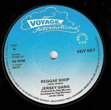 

7inch Record JERSEY GANG THE KUSHITES Reggae Shop Under Control Pt. 1 VOY007 Voyage Internat 1979 UK Reggae Ska Dub Used