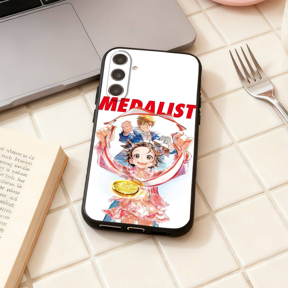 Medalist Anime Inori   phone Case For Samsung Galaxy A73,A72,A71,A70,A53,A52,A51,Others Soft Black Shell