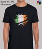 Ireland Flag Slash Novelty Irish Fun Regular Fit T-Shirt Top TShirt Tee for Men