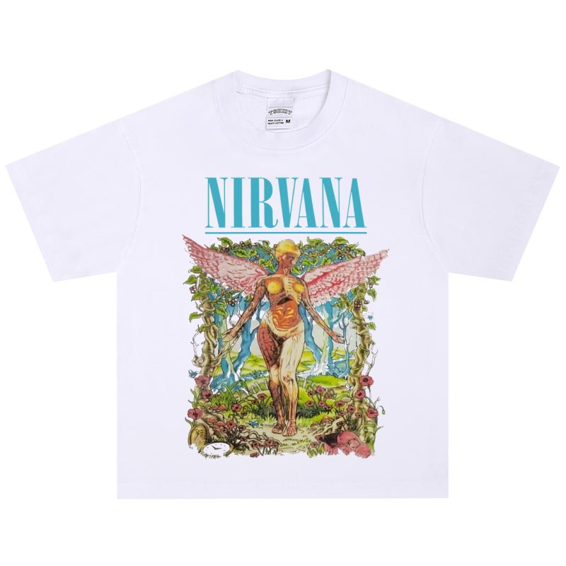 Nirvana T-Shirt, Soft Fabric Casual Daily Wear XXXXL