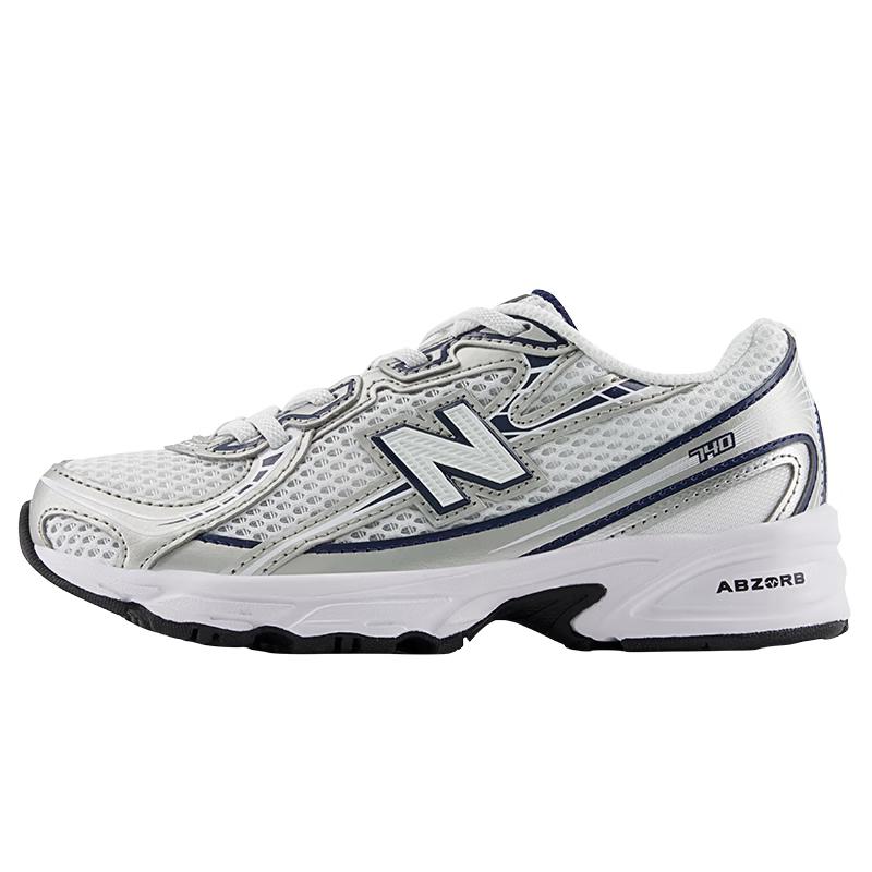 New Balance Kids' 740 Retro Patchwork Sneakers