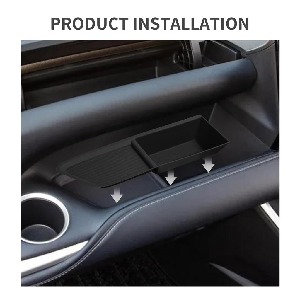 ZUNDUO Toyota New Noah Voxy 90 Series Exclusive Passenger Seat Open Tray Storage Box January 2022 to Current VOXY NOAH 90 Storage Tray Glove Box Noah