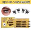Segmented Glue-Free False Eyelashes Natural Fox Eye Look No Formaldehyde Daily Wear