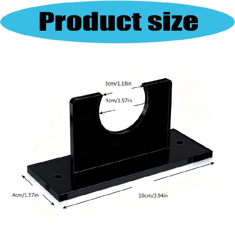 Home Wall Bat Holder Acrylic 4 Pack Mount Rack for Garage Display Storage, Open Access, and Daily Use Each Day