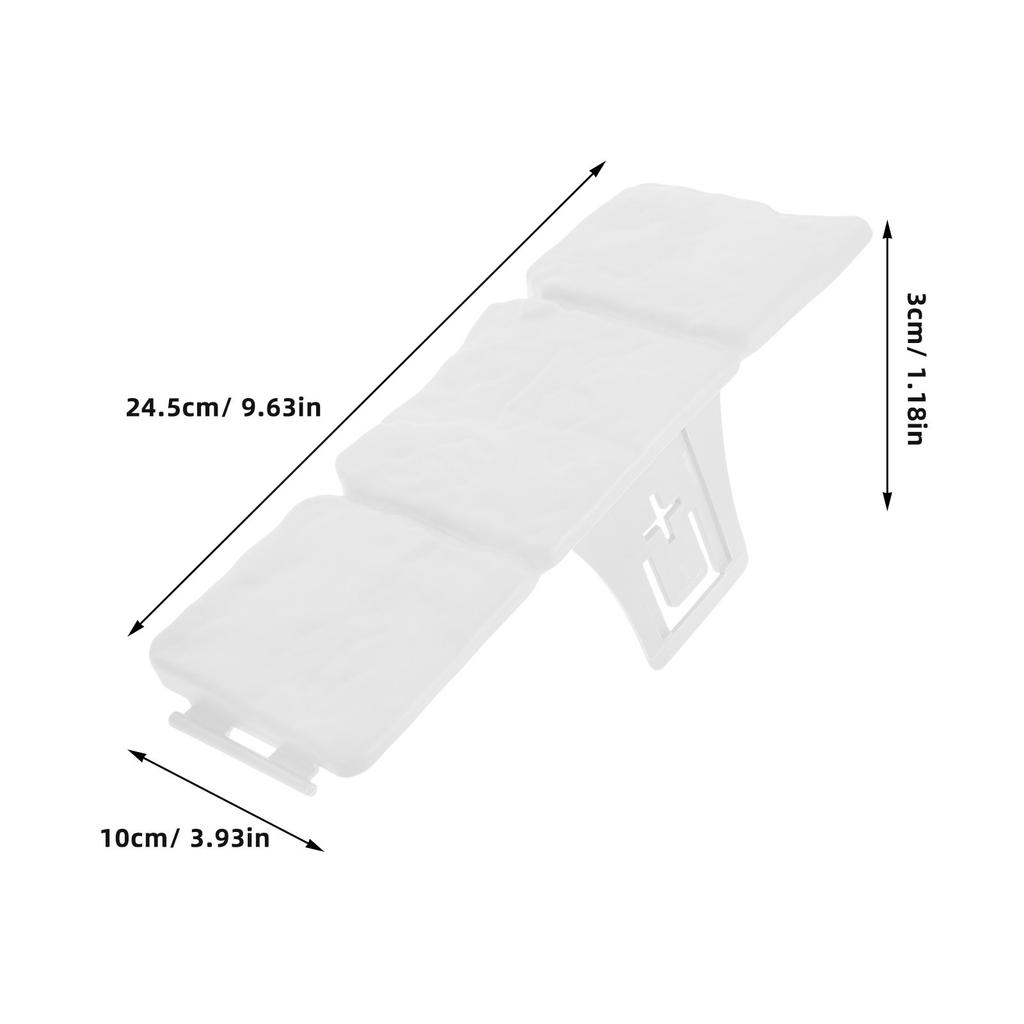 1Set Plastic Garden Edging Border Fence Imitation Stone Landscape Edging for Flower Beds Pathways Lawn Decorative Flexible DIY