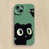Black Cat Anti-Drop Phone Case for iPhone 8/XR/12/13/14Promax