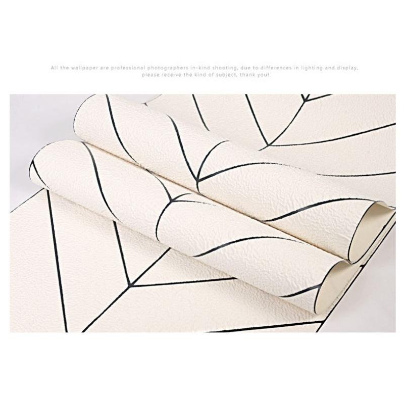 Luxury Suede Texture 3D Wallpaper 1.2mm Non-Woven Geometric Wall Cover, Modern Home Decor, Renovation Wall Paper Roll 0.53x9.5m