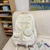Stor kapasitet Videregående skoleelever Kvinne Koreansk Harajuku Veske Fritid Søt Smerteveske Ungdomsskole Ryggsekk Ryggsekk.