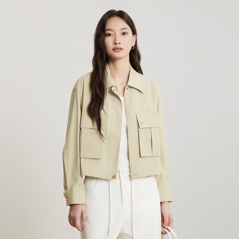 Gejin Women's Slim-Fit Long-Sleeve Jacket