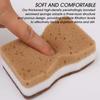 5/30PCS Sandy Fiber Seaweed Sponges Double-Sided Strong Water Absorption Cleaning Wipe Kitchen Dishwashing Pot Rust Stain Brush