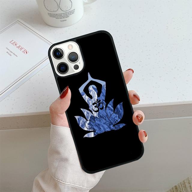 OM Yoga GOA Zen Symbol Phone Case For iPhone 17 Air 14 15 16 16e 13 12 Max Cover For Apple 11 Pro Max Plus Coque