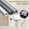 1roll 118.11X0.39in Self-Adhesive Cord Hider Wall Mount Raceway Cable Concealer Flexible Wire Hider Home Office