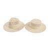 European, American Spring and Summer Fashion Simple Hand-woven Wide-brimmed Papyrus Sun Hat Outdoor Beach Travel Sun Protection Shade Straw Hat