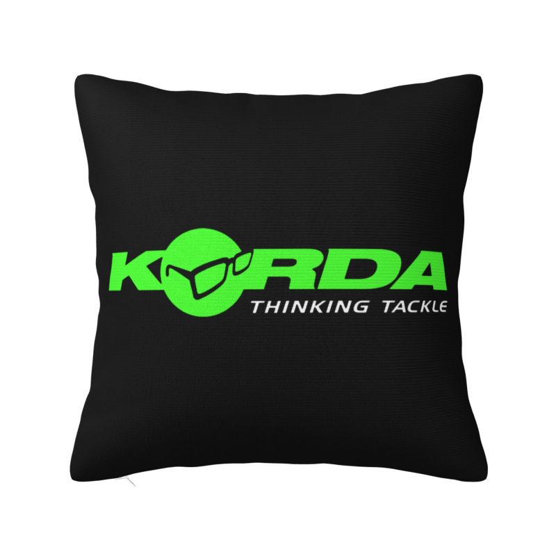 

Korda Fishing Logo Pillow Living Room Decoration Nordic Fish Carp Fisherman Gift Outdoor Cushions Square Pillowcase 30x30cm 12x12in