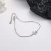 Simple Shiny Aircraft Bracelet Versatile Fashionable Silvery Alloy Bracelet Women Hand Jewelry Accessory