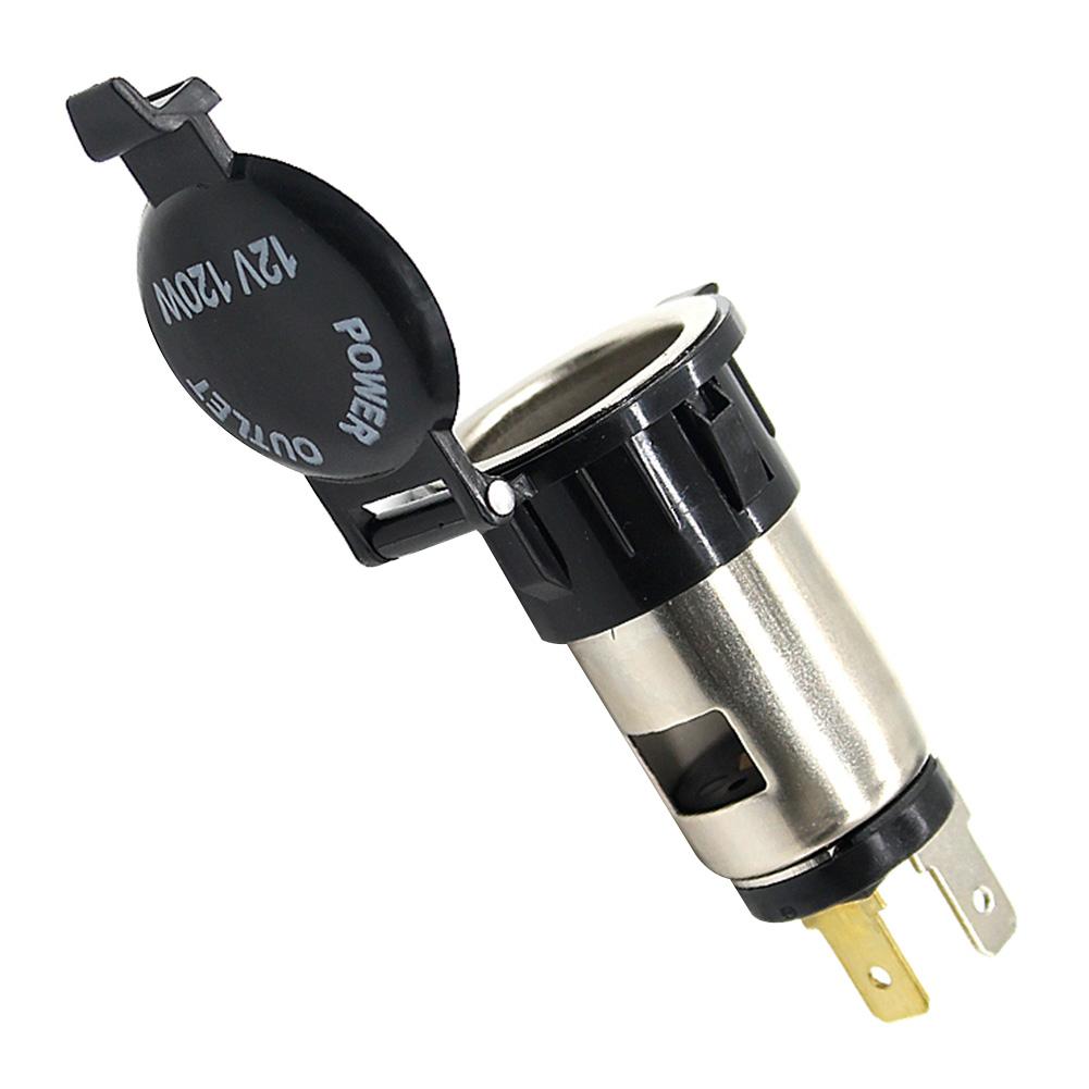 12V Car Cigarette Lighter Socket Adapter Waterproof Cover Case Portable Power Outlet for Automobile Boat Marine Motorcycle