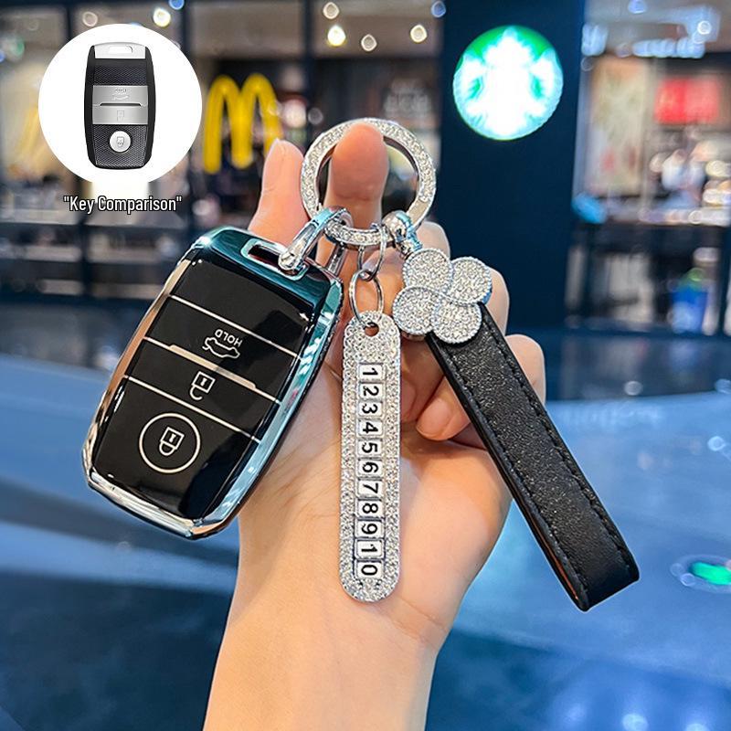Kia Key Case Shell for K3, K4, K5, KX3, KX5, Sportage, Sorento, Yipao, and K5 Models