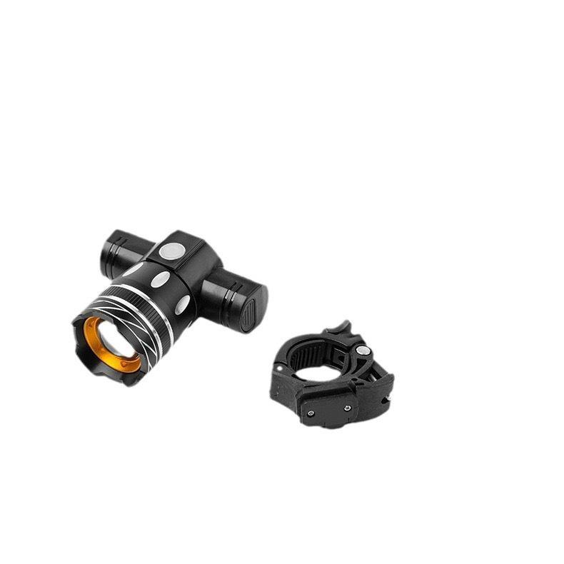 USB Rechargeable Mountain Bike Front Light - Rainproof Night Riding Accessory