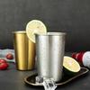 Nordic Ins SUS304 Single Layer Cup Metal Durable Stainless Steel Beer Mug Gold Plated Milk Cup Cocktail Glass Toothbrush Cup